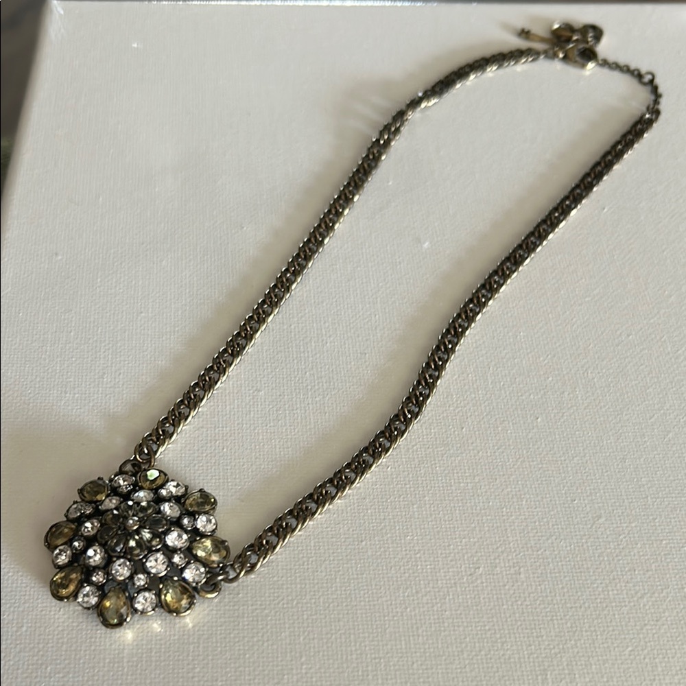 Fossil Silver and Gold-Toned Necklace